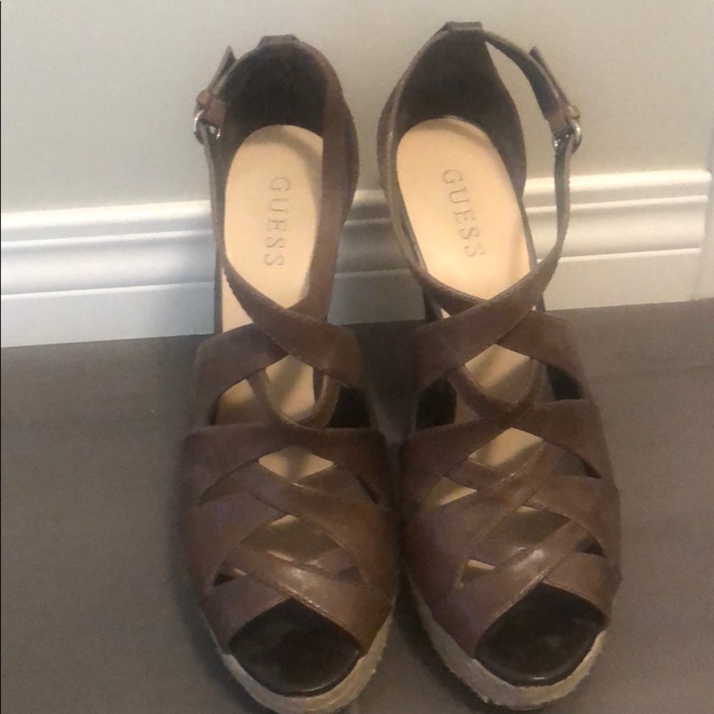 Guess platform dress sandals